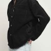 Women Sans Souci Jackets | Corduroy Frayed Shacket