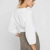 Women Sans Souci 3/4 Sleeve Tops | Cropped Gauze Top