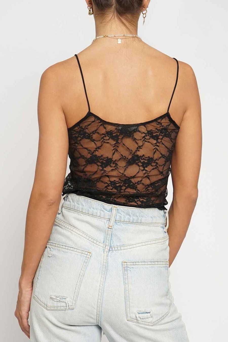 Women Sans Souci Tank Tops | Lace Cami