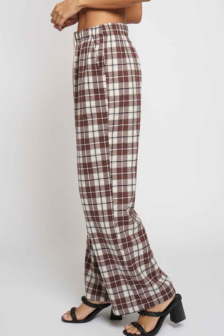 Women Sans Souci Pants | Plaid Flannel Pants