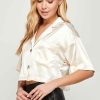 Women Sans Souci 1/2 Sleeve Tops | Satin Resort Shirt