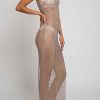 Women Sans Souci Maxi Dresses | Rhinestone Mesh Maxi Dress