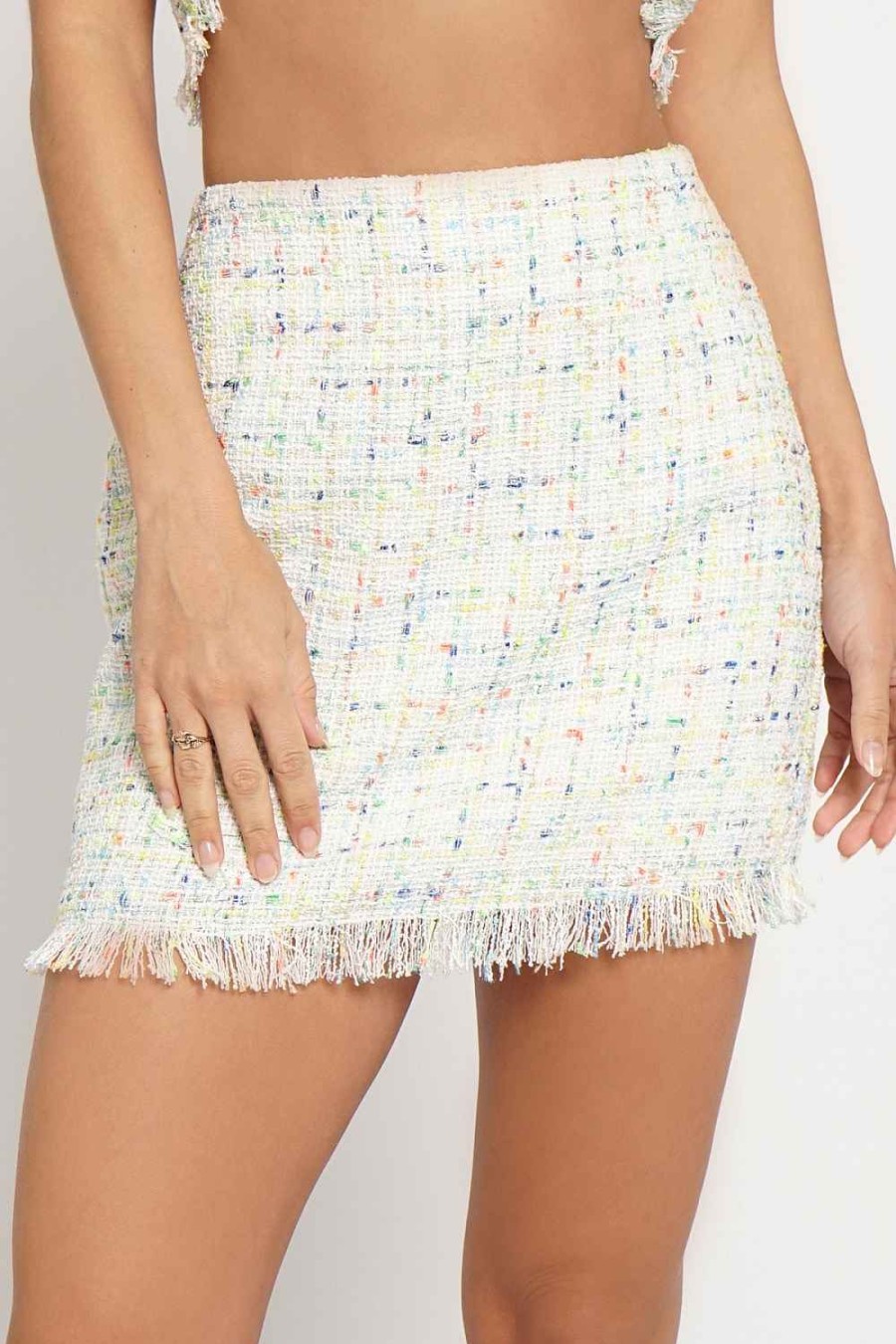 Women Sans Souci | Frayed Edge Mini Skirt