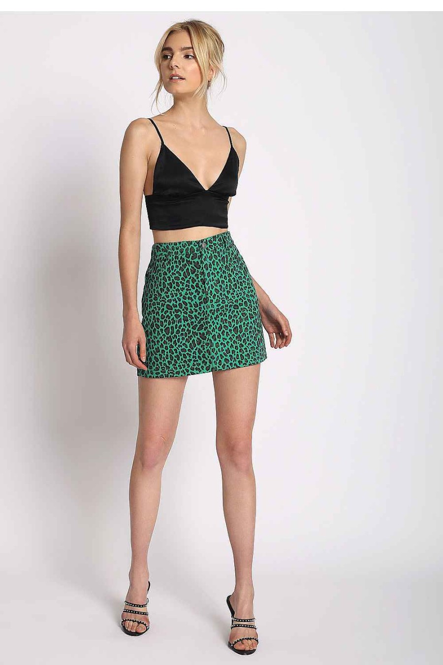 Women Sans Souci Skirts | Leopard Print Mini Skirt