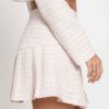 Women Sans Souci | Pleated Boucle Mini Skirt