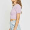 Women Sans Souci Short Sleeve Tops | Half Back Sweater Top