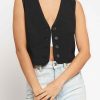 Women Sans Souci Vests | 4 Button Vest