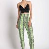 Women Sans Souci High-Waisted | Reptile Cargo Pants