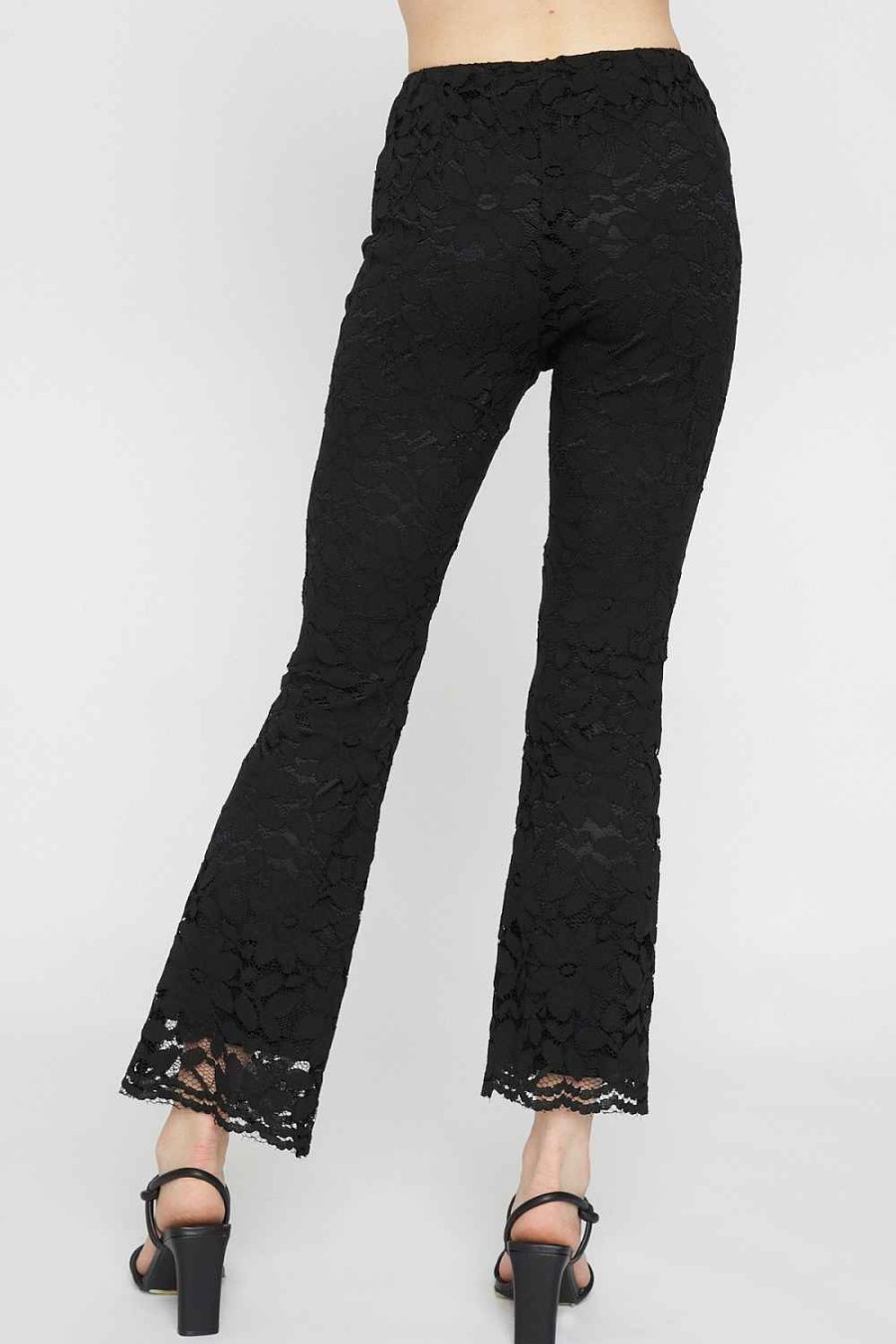 Women Sans Souci Pants | Lace Bell Bottoms