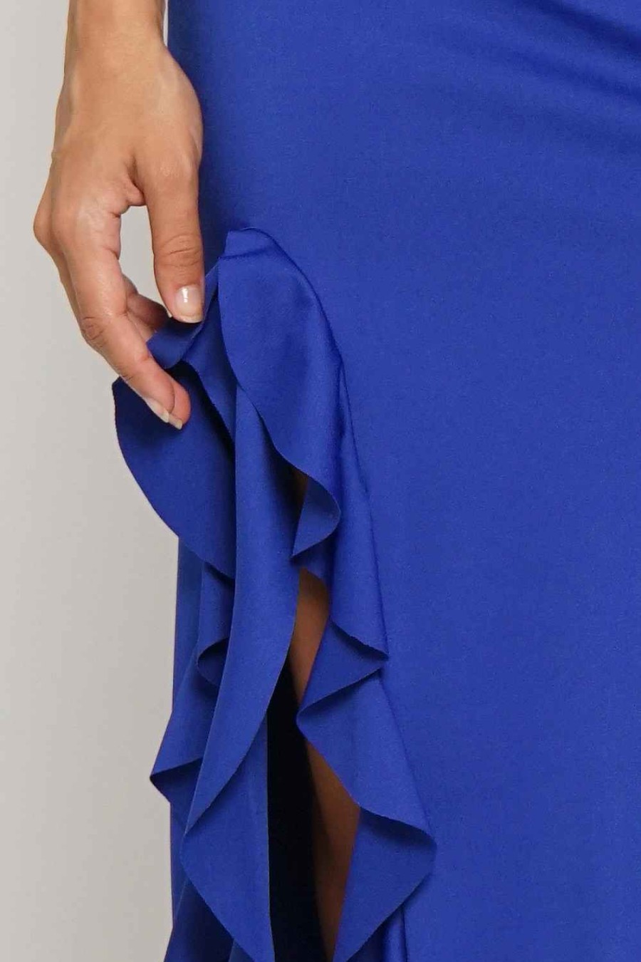 Women Sans Souci Skirts | Draped Ruffle Midi Skirt