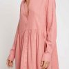 Women Sans Souci Mini Dresses | Button Down Long Sleeve Shirt Dress