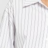 Women Sans Souci Crop Tops | Pinstripe Poplin Cropped Shirt