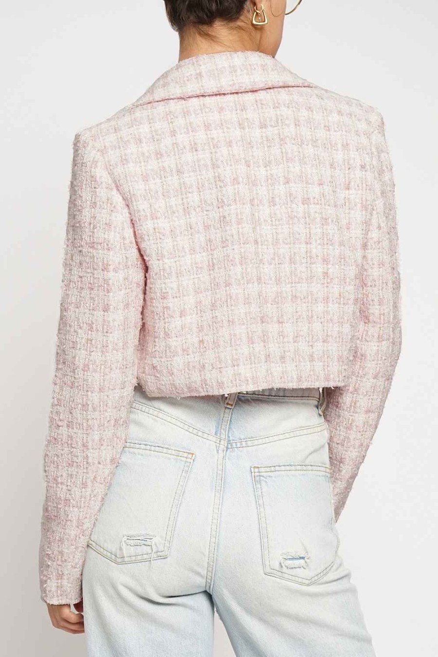 Women Sans Souci Jackets | Cropped Boucle Jacket