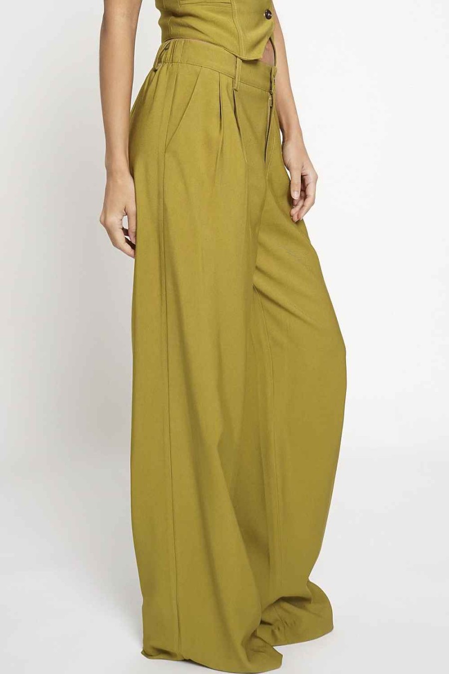 Women Sans Souci | Double Pleated Front Trouser