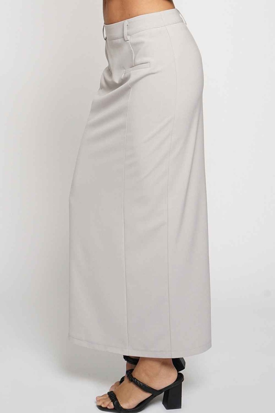 Women Sans Souci | Back Slit Maxi Suit Skirt