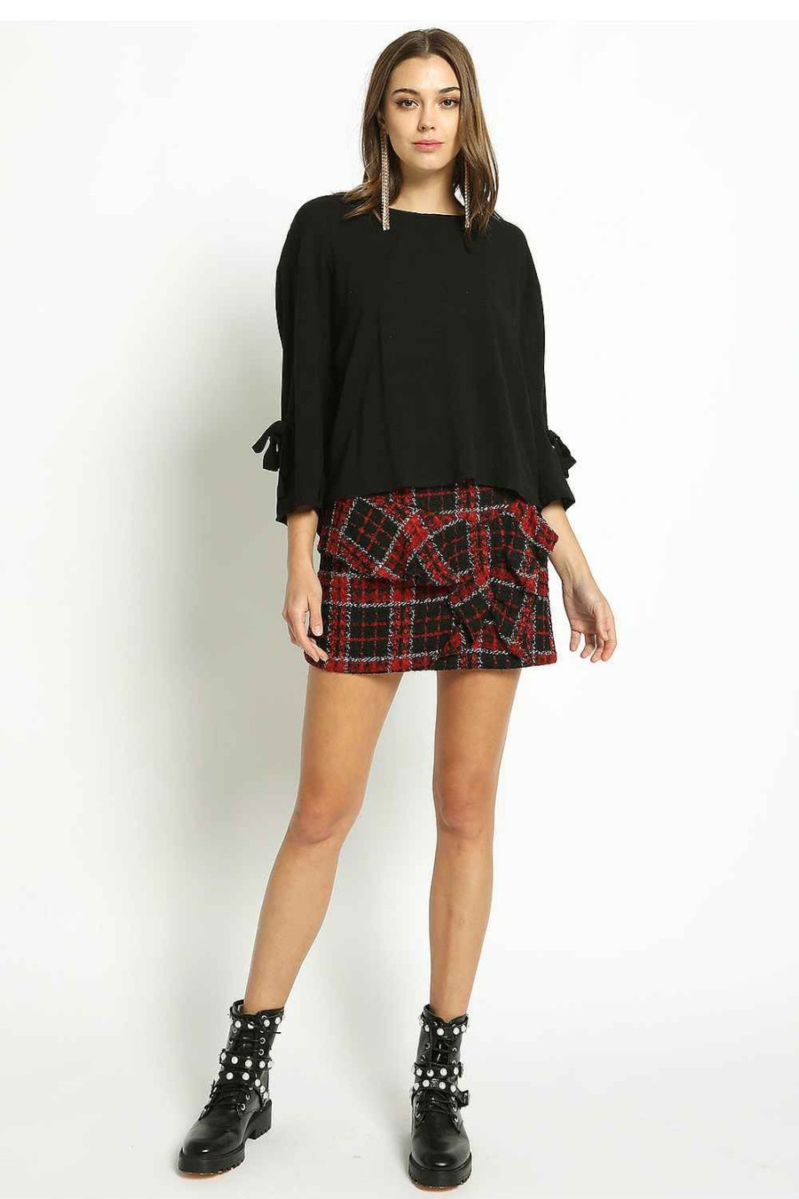 Women Sans Souci Long Sleeve Tops | Bow Tie Sleeve Top