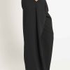 Women Sans Souci Pants | Folded Waistband Trousers