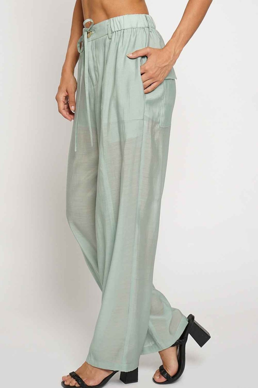 Women Sans Souci Pants | Sheer Pants