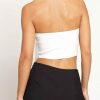 Women Sans Souci Crop Tops | Metal Fringe Tube Top