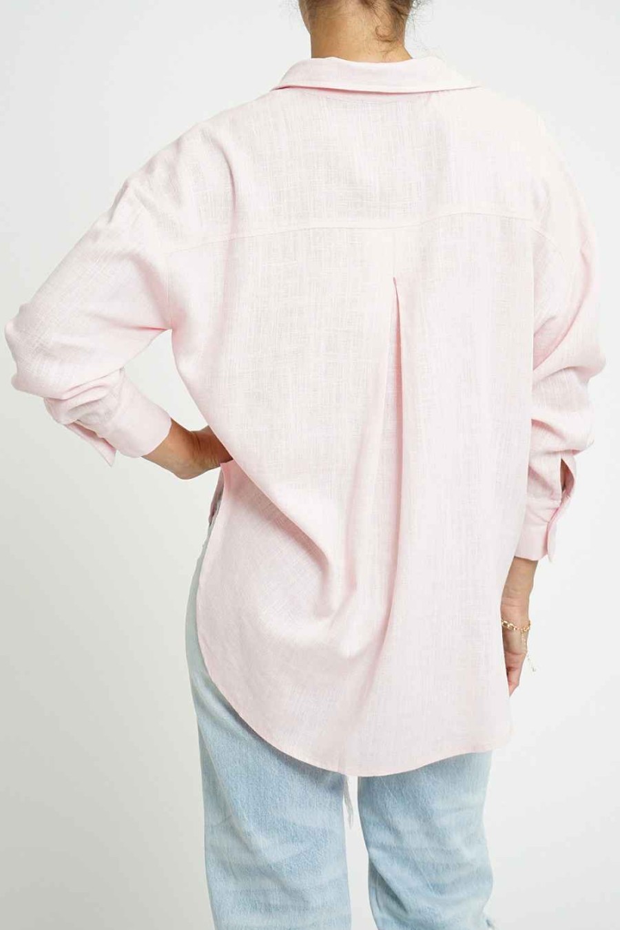 Women Sans Souci Shirts & T-Shirts | Oversized Linen Shirt