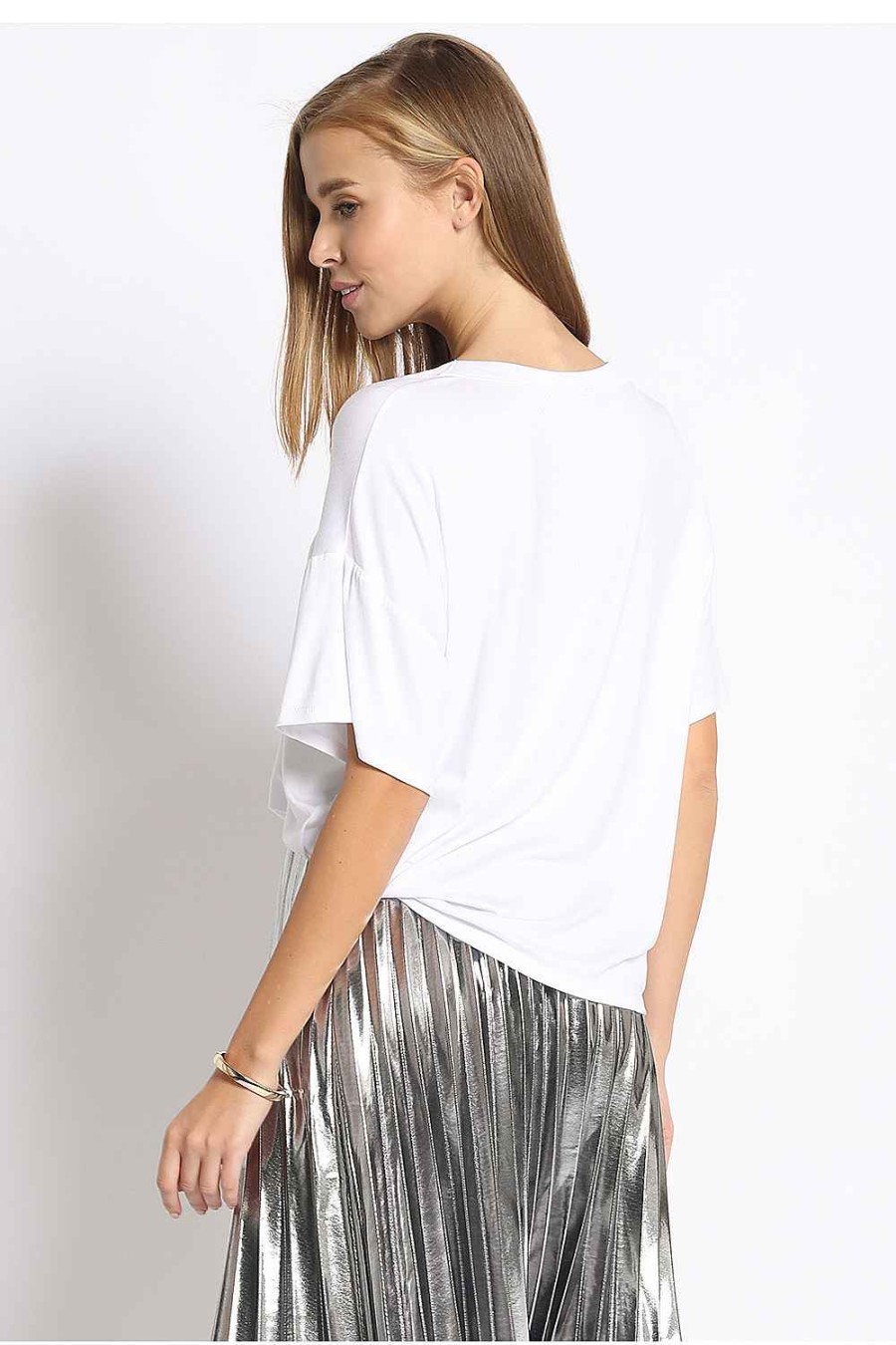 Women Sans Souci Shirts & T-Shirts | Embellished Detail Graphic Top