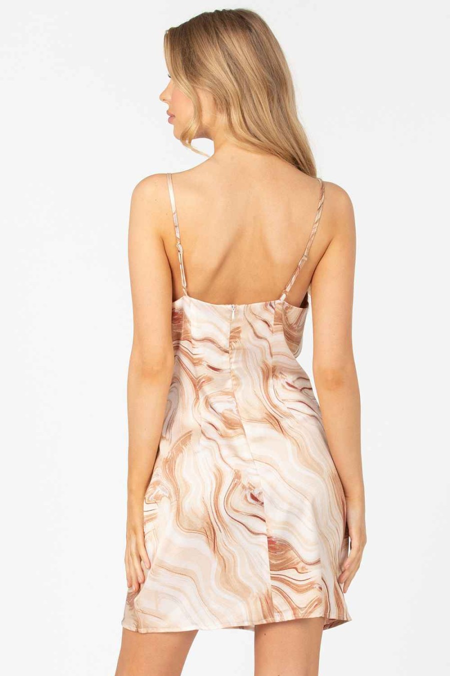 Women Sans Souci Mini Dresses | Marble Mini Dress Taupe