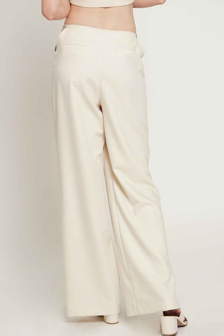 Women Sans Souci Pants | Cut Out Jewel Detail Pants