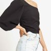 Women Sans Souci Off Shoulder Tops | One Shoulder Puff Sleeve Top