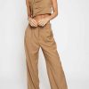 Women Sans Souci | Pleated Pinstripe Trousers