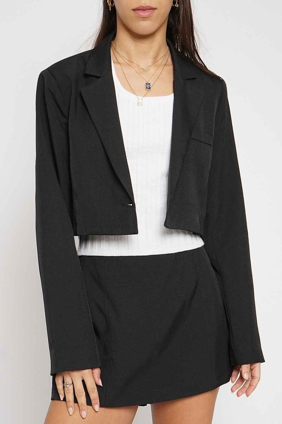 Women Sans Souci Jackets | Cropped Suit Blazer