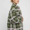 Women Sans Souci Jackets | Big Plaid Shacket