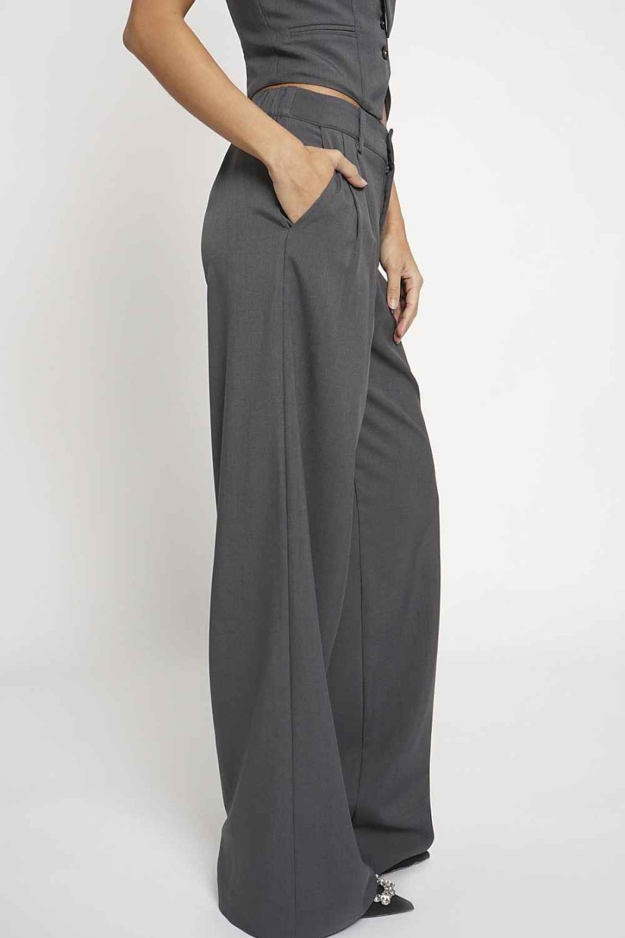 Women Sans Souci | Double Pleated Front Trouser