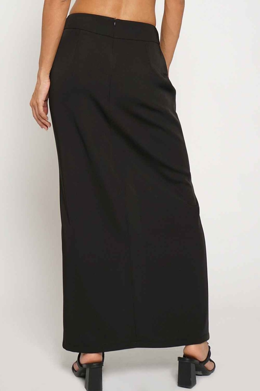 Women Sans Souci Skirts | Flap Pocket Maxi Skirt