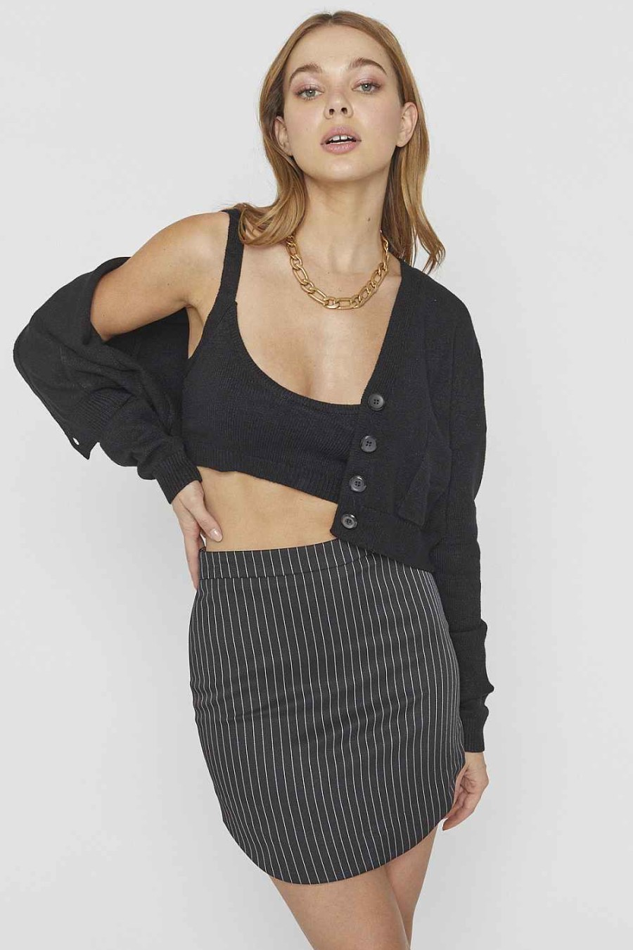 Women Sans Souci Sweaters | Cropped Cardi Set