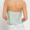 Women Sans Souci Tank Tops | Jewel Strap Cami Sage