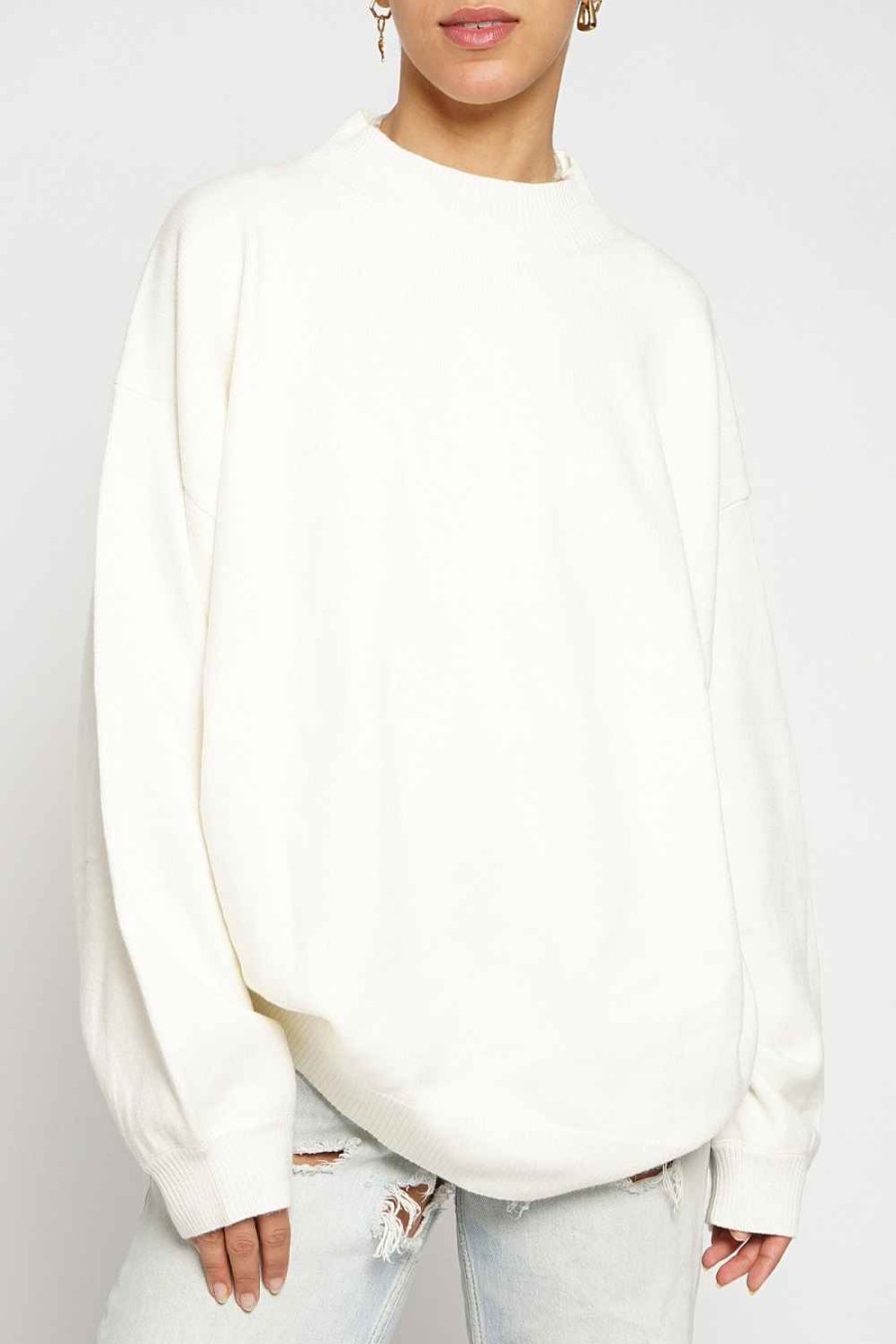 Women Sans Souci Sweaters | Oversized Ribbed Sweater