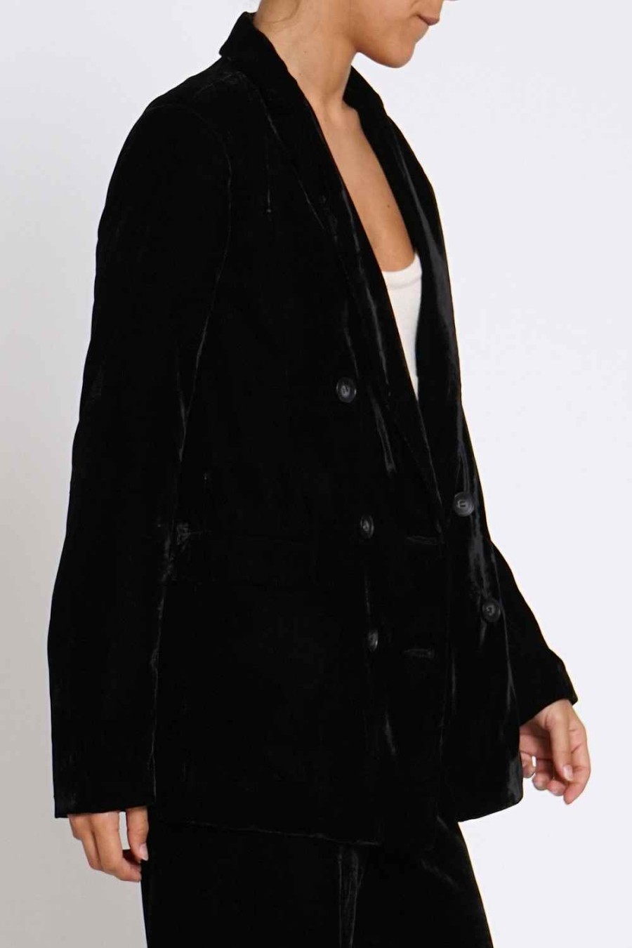 Women Sans Souci | Velvet Blazer