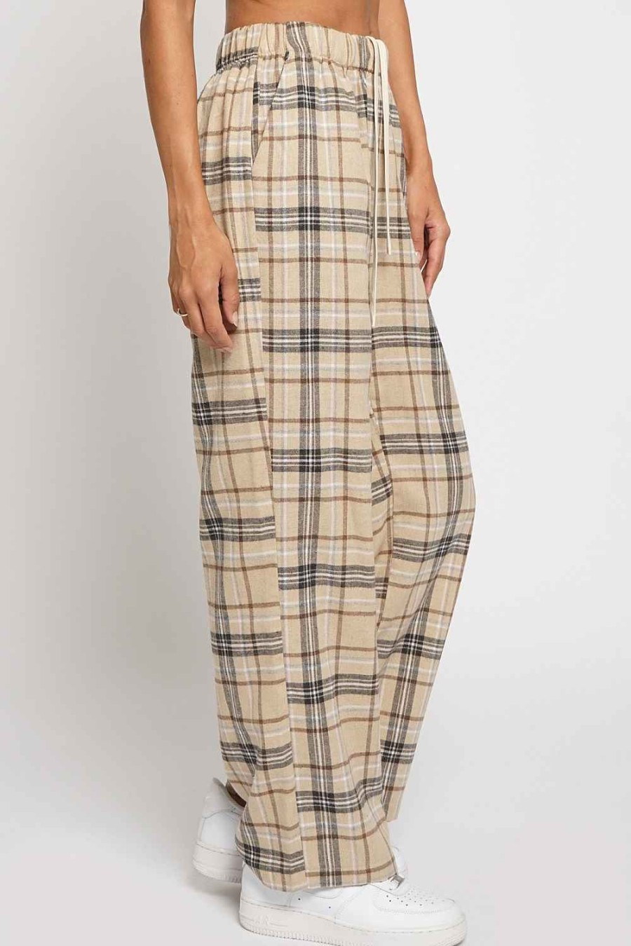 Women Sans Souci Pants | Plaid Flannel Pants