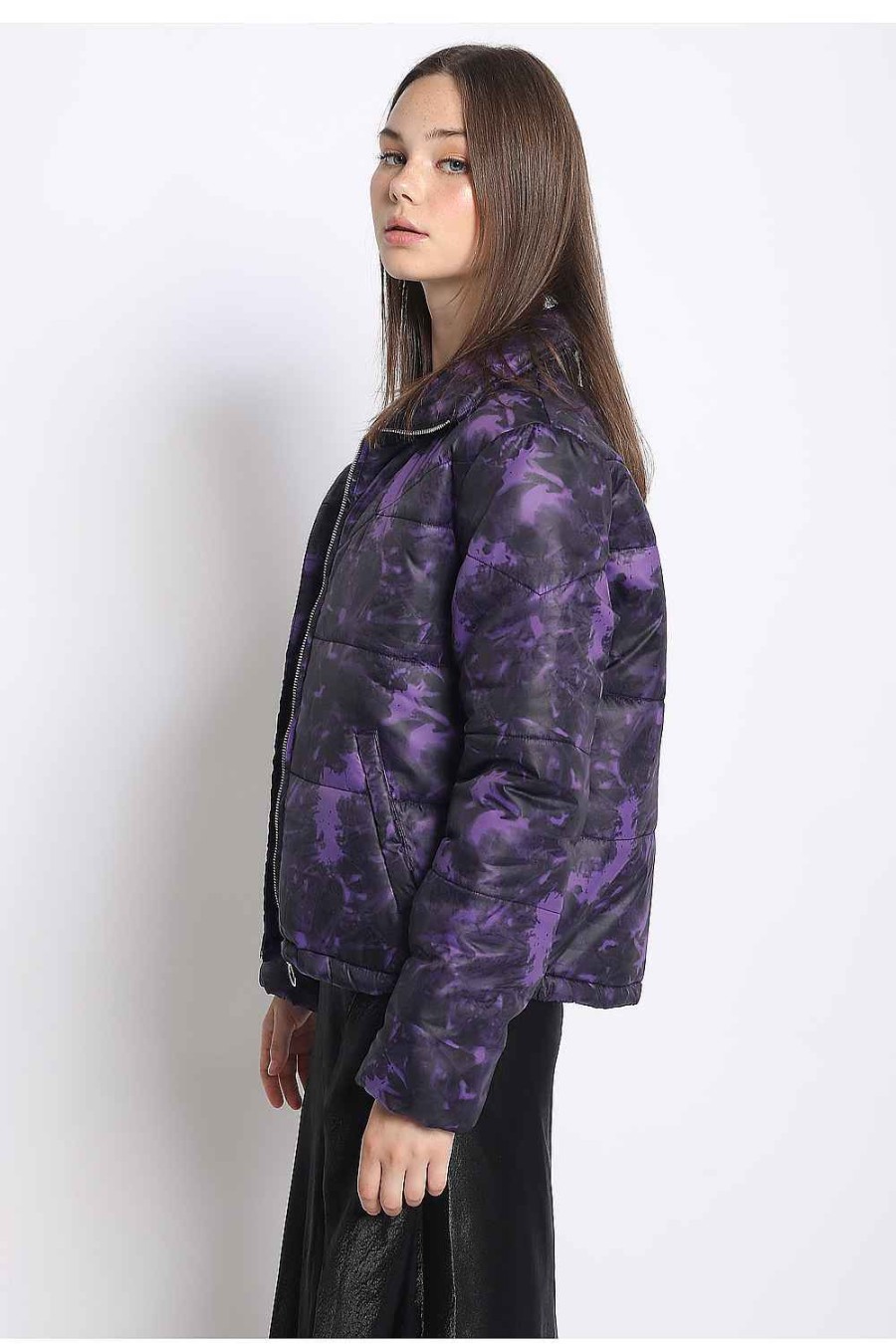 Women Sans Souci Jackets | Tie-Dye Padded Jacket