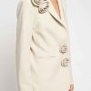 Women Sans Souci Jackets | Rosette Accent Blazer