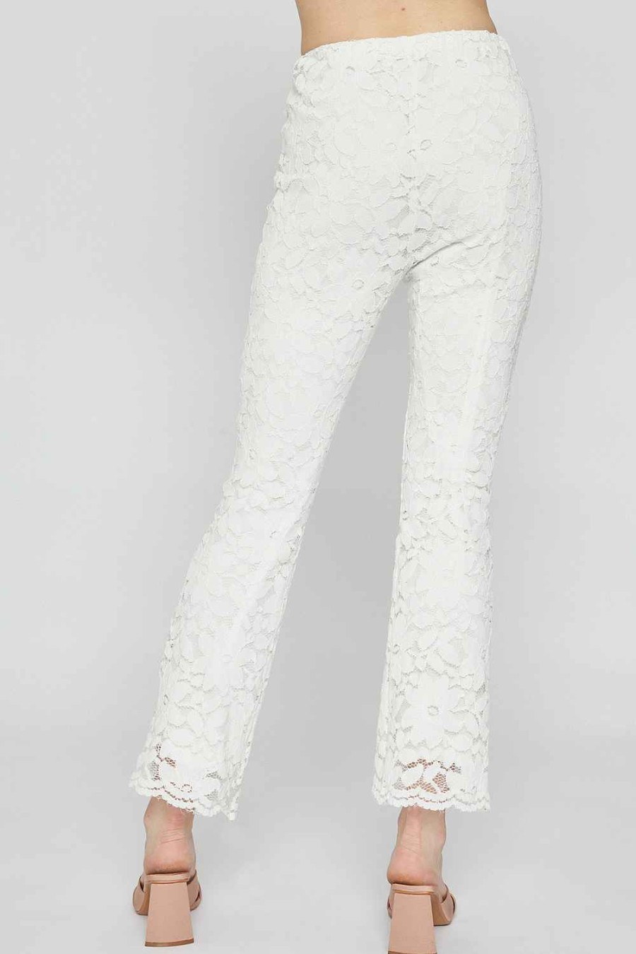 Women Sans Souci Pants | Lace Bell Bottoms