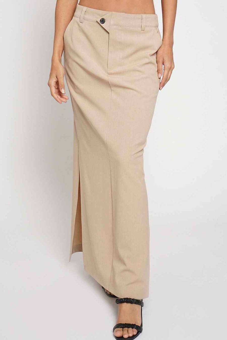 Women Sans Souci Skirts | Accent Tab Maxi Skirt