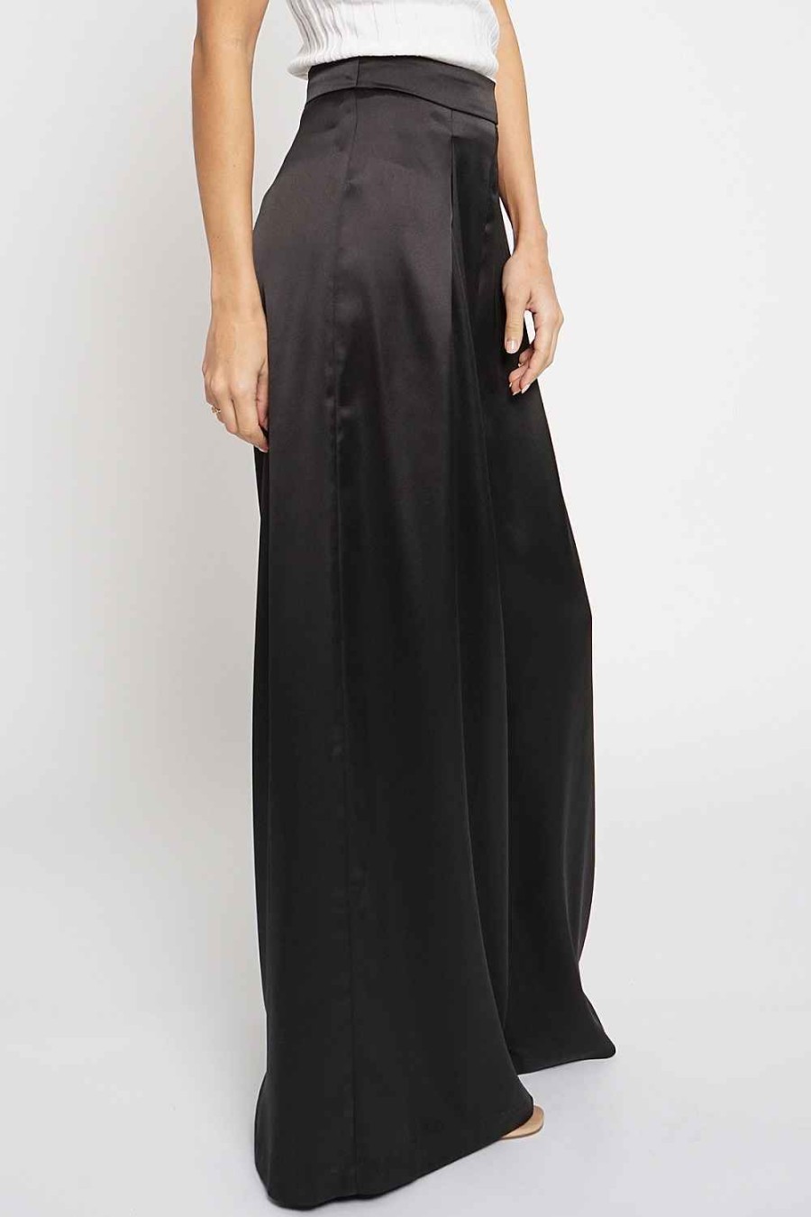 Women Sans Souci Pants | Satin Palazzo Pants