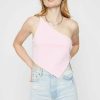 Women Sans Souci Sleeveless Tops | Asymmetrical One Shoulder Top