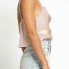 Women Sans Souci Tank Tops | Iridescent Cowl Crop Cami