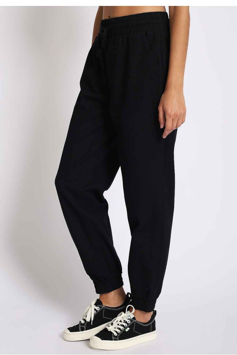 Women Sans Souci Pants | Drawstring Jogger Pants Black