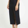 Women Sans Souci High-Waisted | Belted Midi Column Skirt