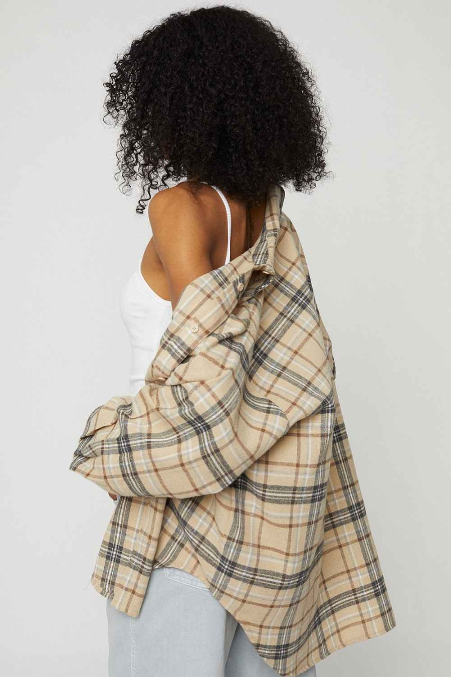 Women Sans Souci Long Sleeve Tops | Oversized Shirt