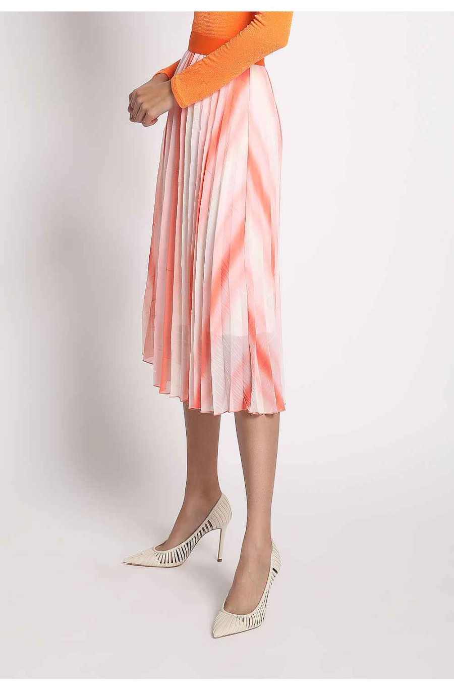 Women Sans Souci Skirts | Tie Dye Pleated Skirt