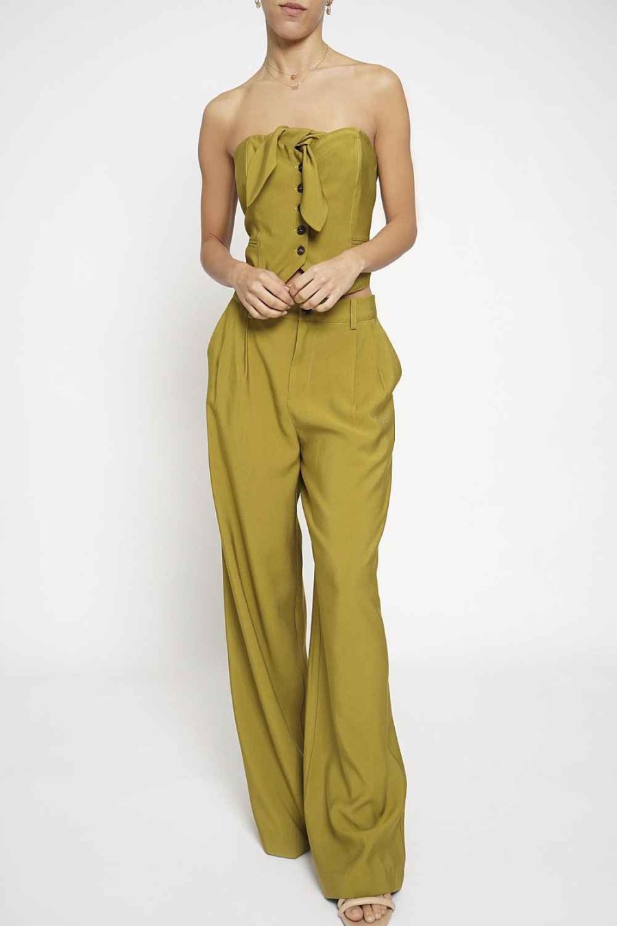 Women Sans Souci | Double Pleated Front Trouser